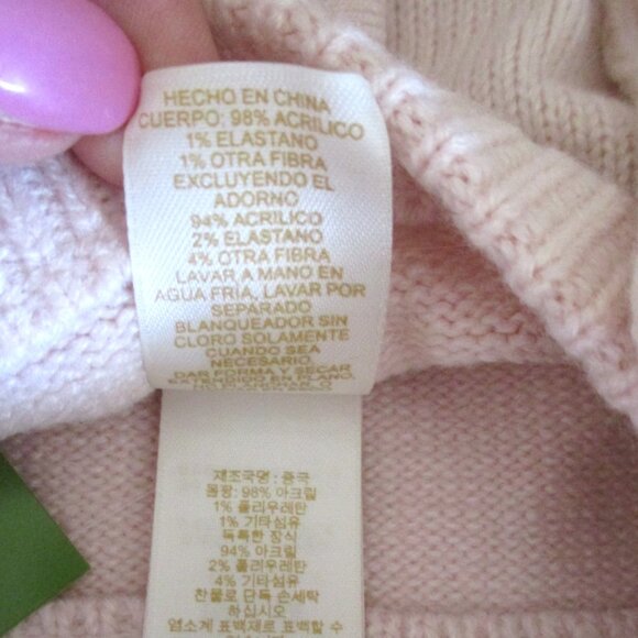 NIB!! Kate Spade NY Dorothy Bow Beanie and Gloves Box Set, Rose Dew (Pink), O/S - Picture 8 of 11